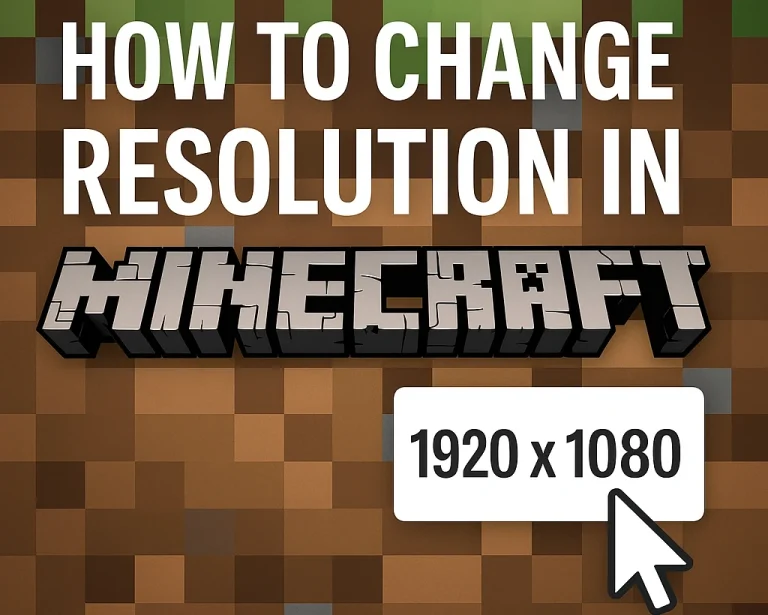 resolution in minecraft